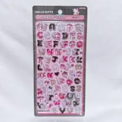 ボンボンドロップシール サンリオ アルファベット　moji ハローキティ クール