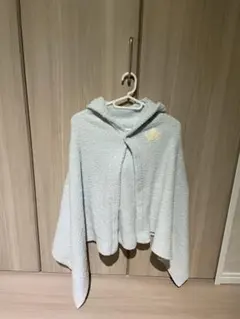 UNIQLOユニクロ　すみっコぐらし ポンチョ　水色　とかげ