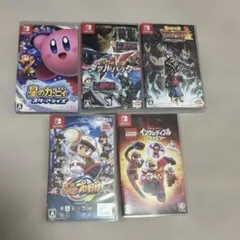 Nintendo Switch カセットまとめ売り 5本セット