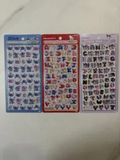 【国内正規品】ボンボンドロップシール 3種 スティッチ ハローキティ クロミ