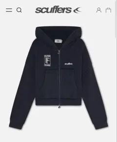 scuffers ピンク ニット パーカー S 元ガス着用(私物を購入) - メルカリ