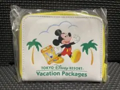 ディズニーリゾート　バケーションパッケージ　 黄色　パスケース　ウォレットのサムネイル