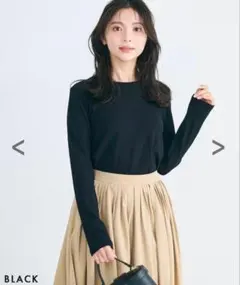 【新品タグ付き】 ベースメントオンライン クルーネックTシャツ 黒 F
