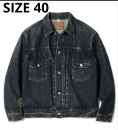 SUGAR CANE ブラックデニムジャケット　SC15650H　ブラックデニム