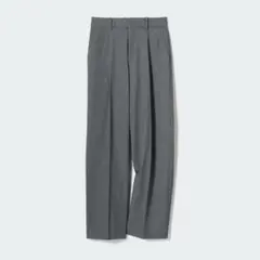 ユニクロ タックワイドパンツ