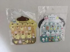 ポムポムプリン・ポチャッコ シール2枚セット