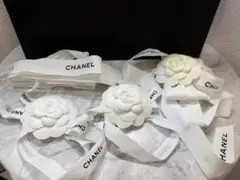 CHANELリボンセット33本 カメリア12個 セット - メルカリ