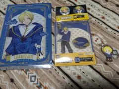 タイトーくじ　サカモトデイズ　朝倉シン　アクリルスタンド　缶バッジ　4点セット