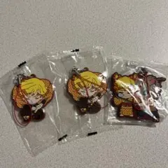 鬼滅の刃　我妻善逸　ラバーストラップセット