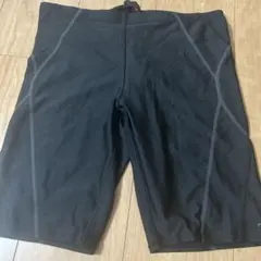 TIGORA メンズ ハーフスパッツ 水着 ブラックのサムネイル