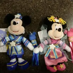 ディズニー ミッキーマウスミニーマウス 2018七夕限定 ぬいぐるみ