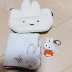 ミッフィー ポーチ ハンカチ nanoblock ナノブロック キーホルダー