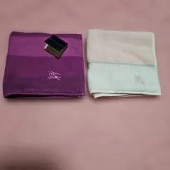 バーバリータオルハンカチセット