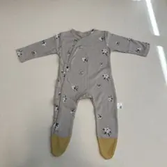 コットン柄　ロンパース 60cm