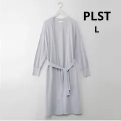 PLST ロングカーディガン　グレー　タグ付きのサムネイル