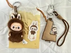 ラブブ　イニシャル　【 L 】　ぬいぐるみ　チャーム　セット