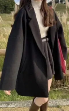 ルーズテーラードコート