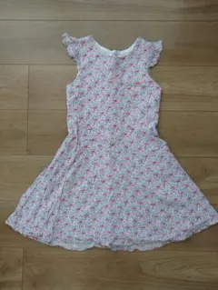 GAP ギャップ　花柄　ノースリーブ　ワンピース　130