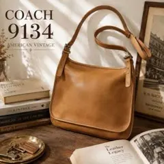 OLD COACH 9134 ヒッピーフラップ ショルダーバッグ ベージュ - メルカリ