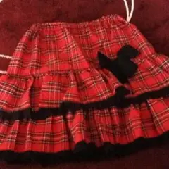 ゴスパンク系赤チェックスカート