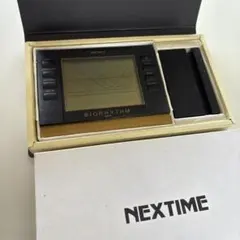 【6月末まで】SEIKO NEXTIME バイオリズム デジタル時計 箱付のサムネイル