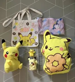 一番くじ ポケピース ししゅうトートバッグ ミミッキュ 刺繍 ポケモン