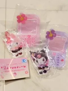 サンリオケース付きアクリルチャームときめき平成コギャルデザイン　クロミ　マイメロ