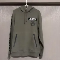 【美品】AVIREX カーキパーカー Fサイズ　メンズS〜Mのサムネイル