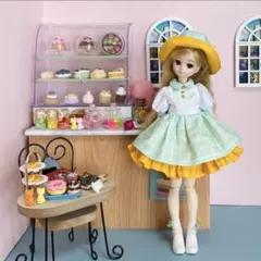 257 ハンドメイド　リカちゃん　服　メロン