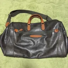 ダークブラウン ボストンバッグ　イグザクト