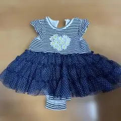 Little Me ボーダー ロンパース 3Mのサムネイル