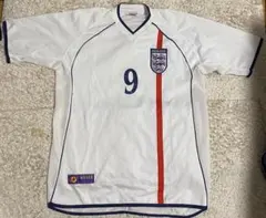 サッカー イングランド代表 ユニフォーム シャツ 白 9番　xl 半袖のサムネイル