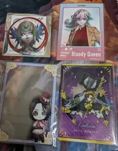 第五人格　缶バッジ　硬質カードケース　夢の魔女　血の女王　結魂者　幻灯師