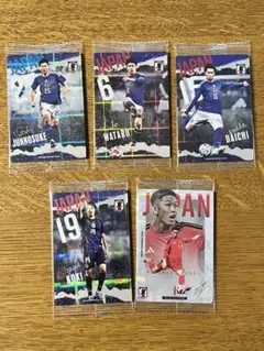 サッカー日本代表 トレーディングカード 5枚セット - メルカリ