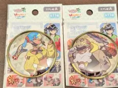 ポケモン トレーナーズ 缶バッジ ミアレ ZA シロー&メガタイレーツ