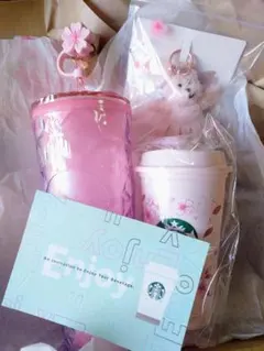 ❤スターバックス SAKURA2026ベアリスタキーチェーン＆タンブラーセット❤