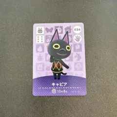 どうぶつの森　amiiboカード　キャビア