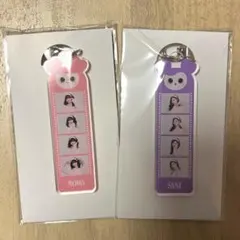 MISAMO 会場FCくじ E賞 ミニ4カットキーホルダー モモ　サナ