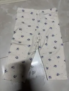 プティプラ　花柄　レギンスパンツ　80