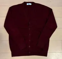 スクールカーディガン 女子 ワイン XLサイズ