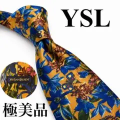 極美品 スリーピース × Yves saint Laurentネクタイ 極美品Yves Saint Laurent ネクタイ ステンドグラス 花柄 - メルカリ
