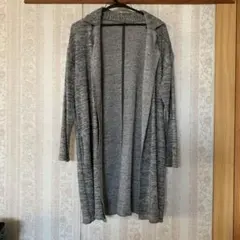 レディース ロングカーディガン グレー Mサイズ