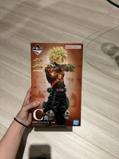 一番くじ C賞 爆豪勝己 フィギュア ちょこのっこステッカーキャンバス