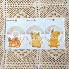 ポケモン パモ パモット パーモット ステッカー セット