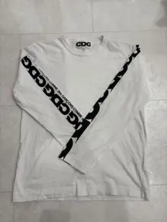 CDG ロングスリーブTシャツ Mサイズ ホワイトのサムネイル