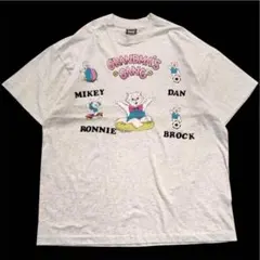 フルーツオブザルーム アニマル Tシャツ 古着 90s USA XL