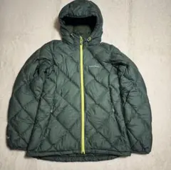 美品モンベル　800FPライトアルパインダウン パーカ Women'sM緑