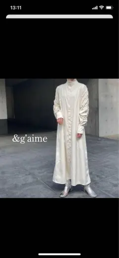 アンジェム　ストリングシャツ　ワンピース　L
