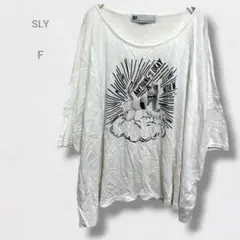 スライ Tシャツ カットソー ビッグシルエット アニマルプリント ロゴTのサムネイル
