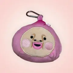 こびとづかん　 カクレモモジリ 　カラビナ付き　ぬいぐるみ　ファスナーマスコット